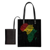 Freedom Rises Leather Ordinary Tote Bag